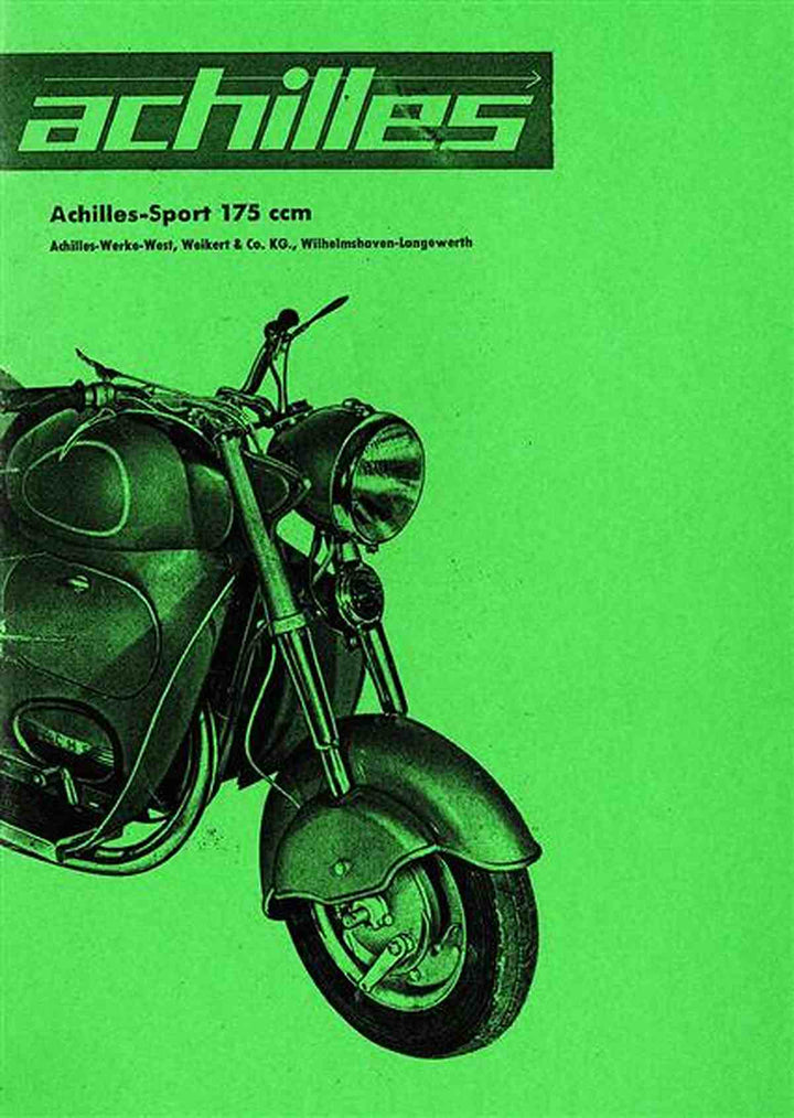 Achilles Sport Betriebsanleitung, Buchcover