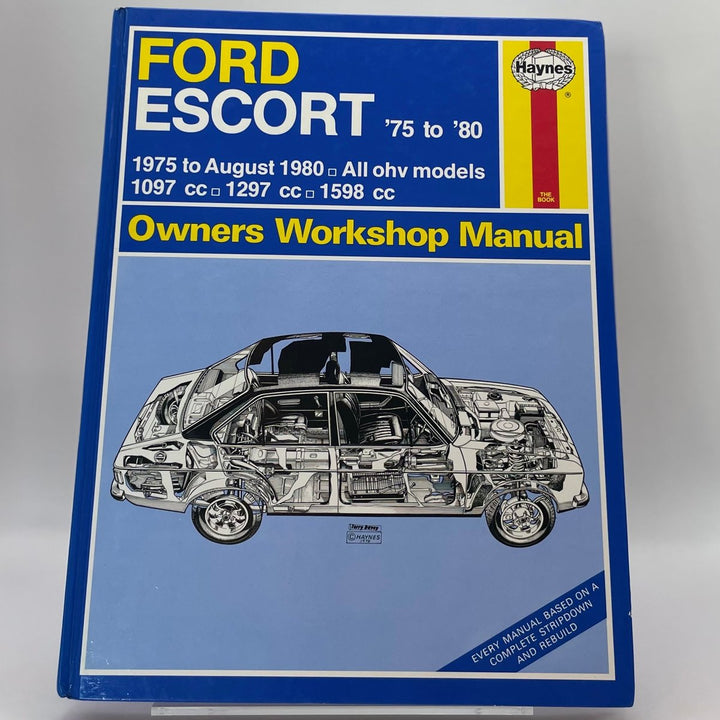 Ford Escort all OHV models 1097cc, 1297cc and 1598cc 1975-August 1980 (Haynes)
