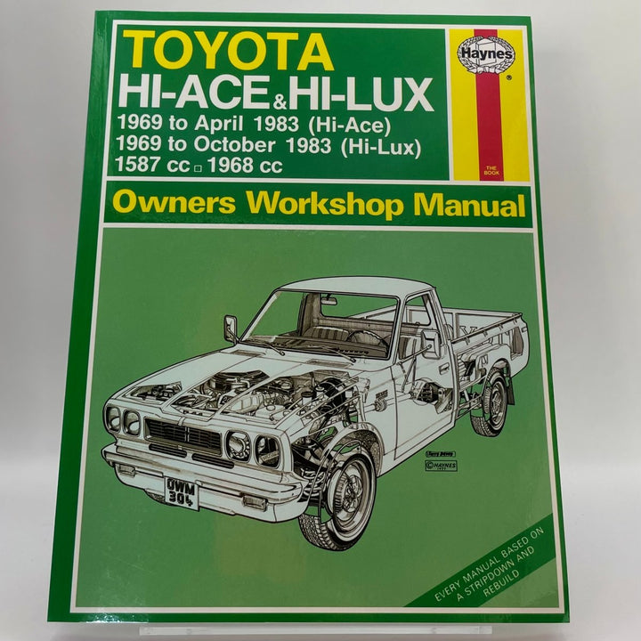 Toyota Hi-Ace 1969-April 1983 and Hi-Lux 1969-October 1983 1587cc-1968cc (Haynes)