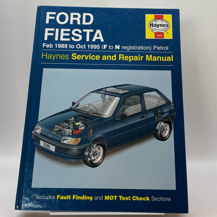 Ford Fiesta; Feb 1989 to Oct 1995 (F to N registration); Petrol ; includes Fault Finding and MOT Test Check sections (Haynes)