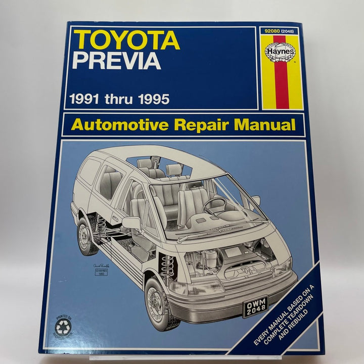 Toyota Previa; 1991 thru 1995; Automotive (Haynes)
