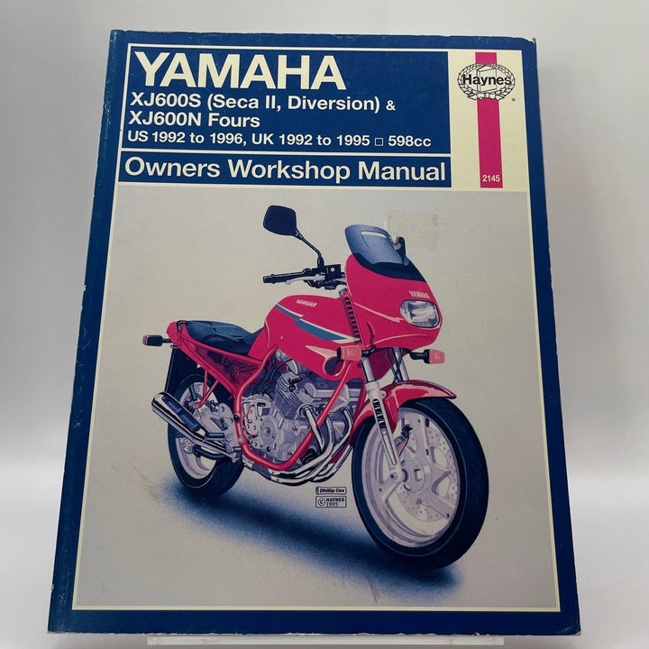 Yamaha XJ600S (Seca II, Diversion) and XJ600N Fours; US 1992 to 1996, UK 1992 to 1995; 598cc (Haynes)
