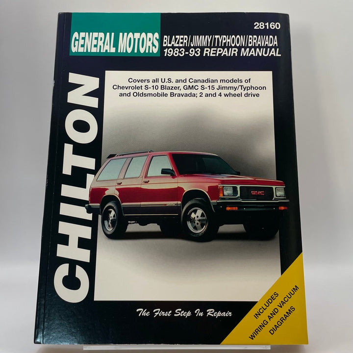 Chevrolet GM Blazer/Jimmy/Typhoon/Bravada 1983-93 – Reparaturanleitung (Chilton)