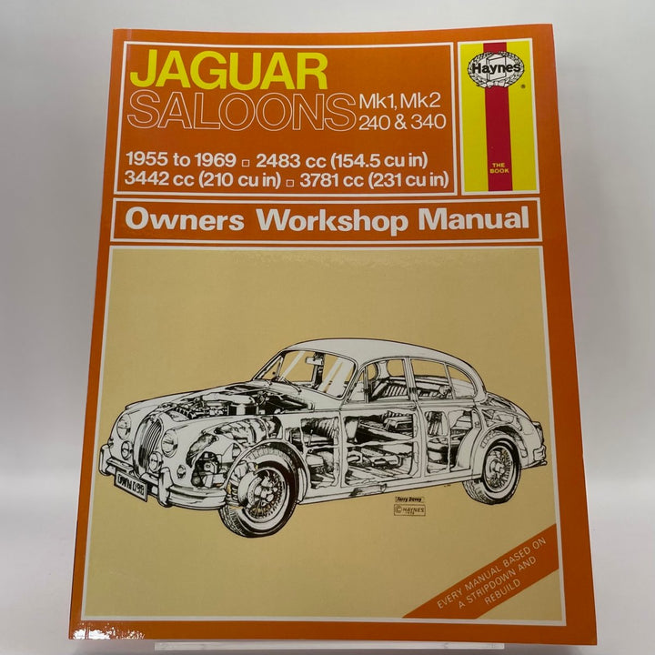 Jaguar Saloons Mk 1 Mk2 1955 - 1969 (Haynes)