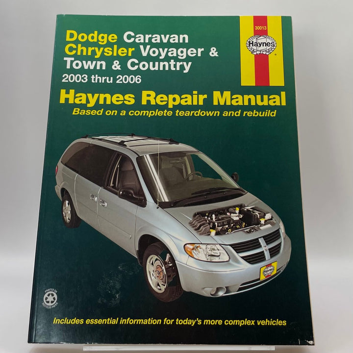 Dodge Caravan, Chrysler Voyager and Town & Country automotive – Reparaturanleitung (Haynes)