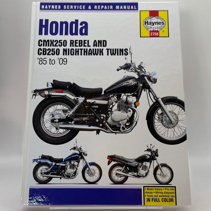 Honda CMX Rebel & CB250 Nighthawk twins – Reparaturanleitung (Haynes)