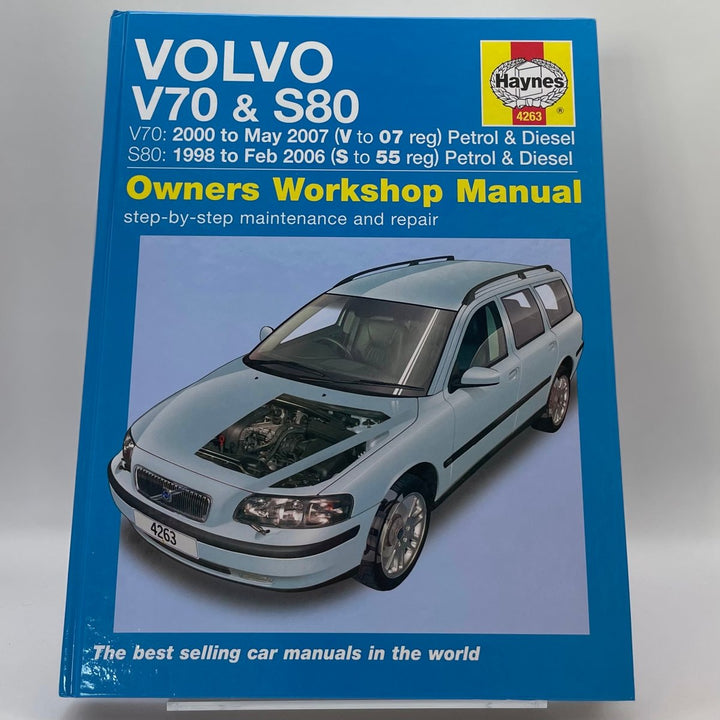 Volvo V70/S80 petrol & diesel (98-07) S to 07 – Reparaturanleitung (Haynes)