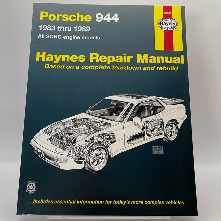 Porsche 944 – Reparaturanleitung (Haynes)