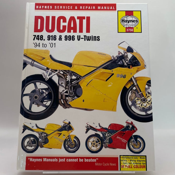 Ducati 748, 916 & 996 – Reparaturanleitung (Haynes)