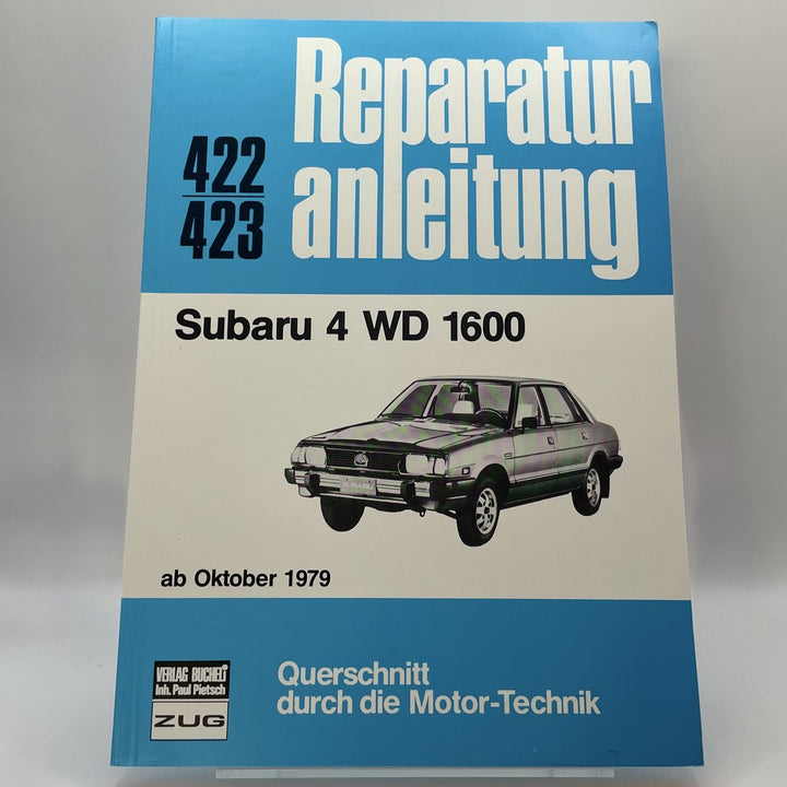 Subaru 4 WD 1600 - Reparaturbuch – Originalfoto des Exemplars