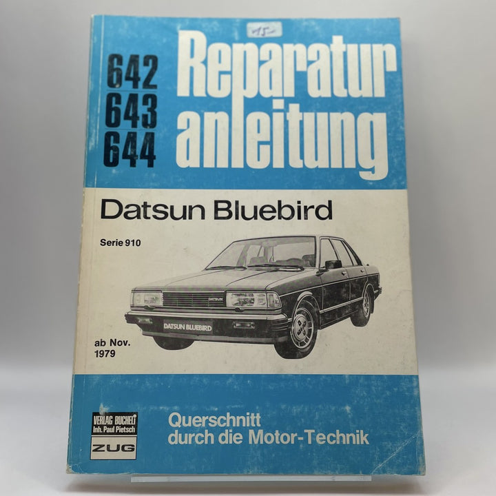Datsun Bluebird - Reparaturbuch – Originalfoto des Exemplars