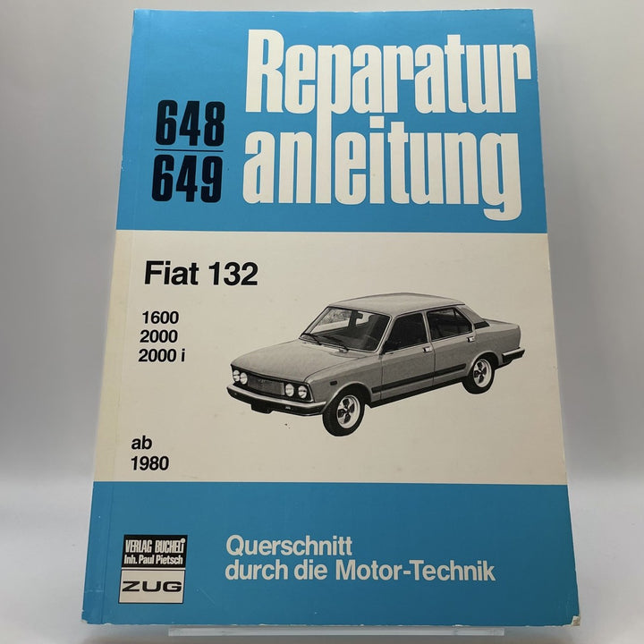 Fiat 132 ab 1980 - Reparaturbuch – Originalfoto des Exemplars