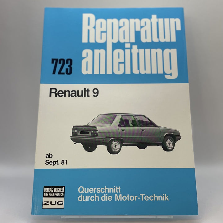 Renault 9 Reparaturanleitung und Werkstatthandbuch – Originalfoto des Exemplars