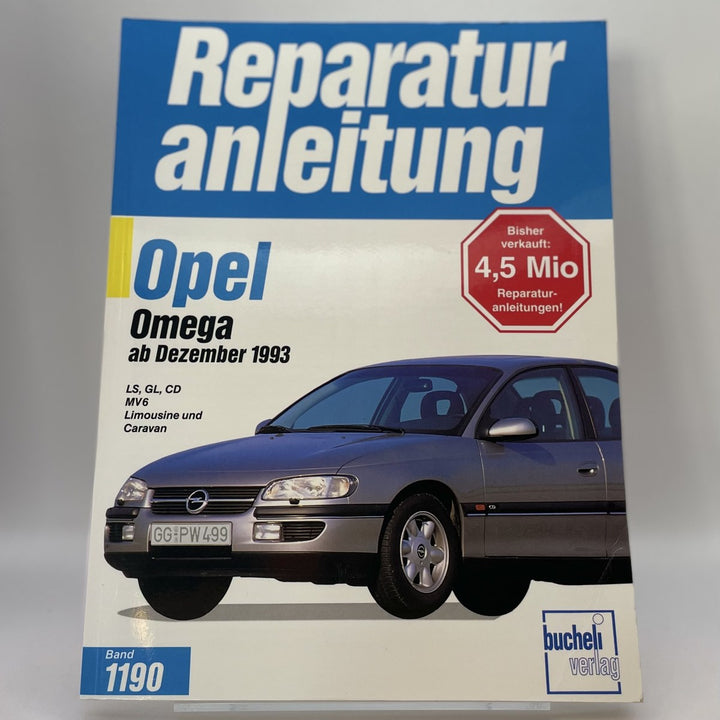 Opel Omega A Reparaturanleitung und Werkstatthandbuch – Originalfoto des Exemplars