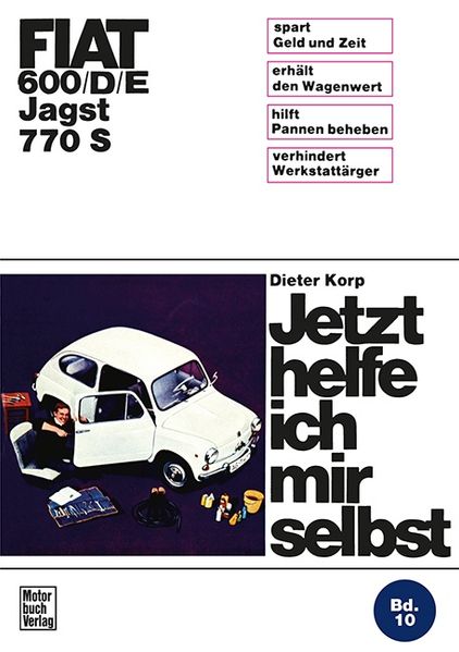 Fiat 600/D/E Jagst 770 S - Reparaturbuch, Buchcover