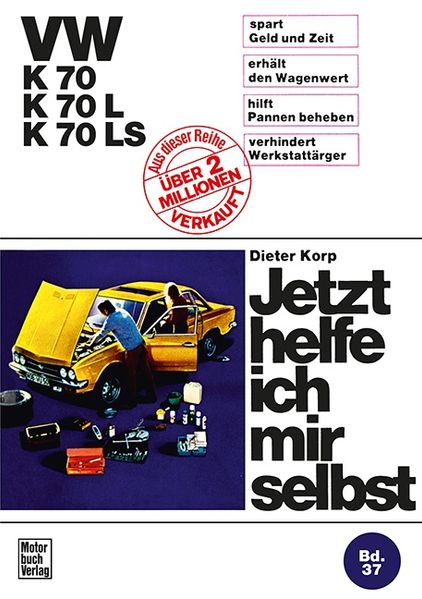 VW K 70 / K 70L / K 70LS - Reparaturbuch, Buchcover