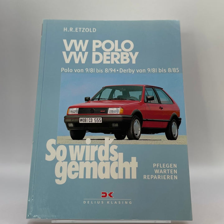 VW Polo 9/81-8/94, VW Derby 9/81-8/85 (9/81–8/94) – Reparaturanleitung – neues quadratisches Originalfoto 9783768804080