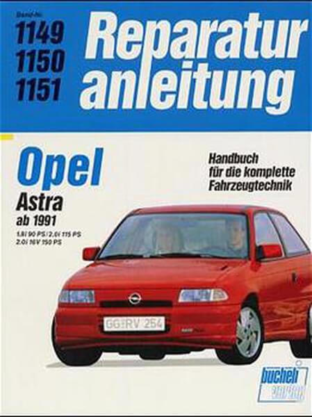 Opel Astra 1,8i/2,0i/2,01 16V - Reparaturbuch, Buchcover