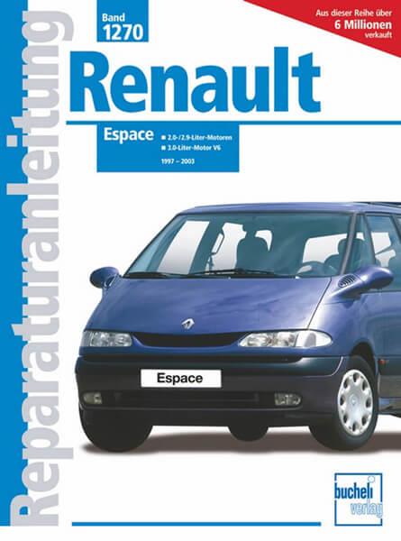 Renault Espace - Reparaturbuch, Buchcover