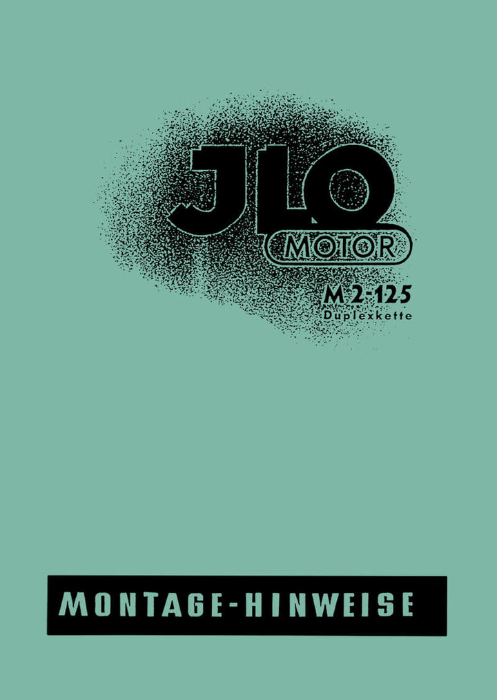 ILO M2-125 Motor Reparaturanleitung, Titelseite