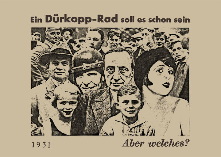 Ein Dürkopp-Rad soll es schon sein- aber welches?, Titelseite