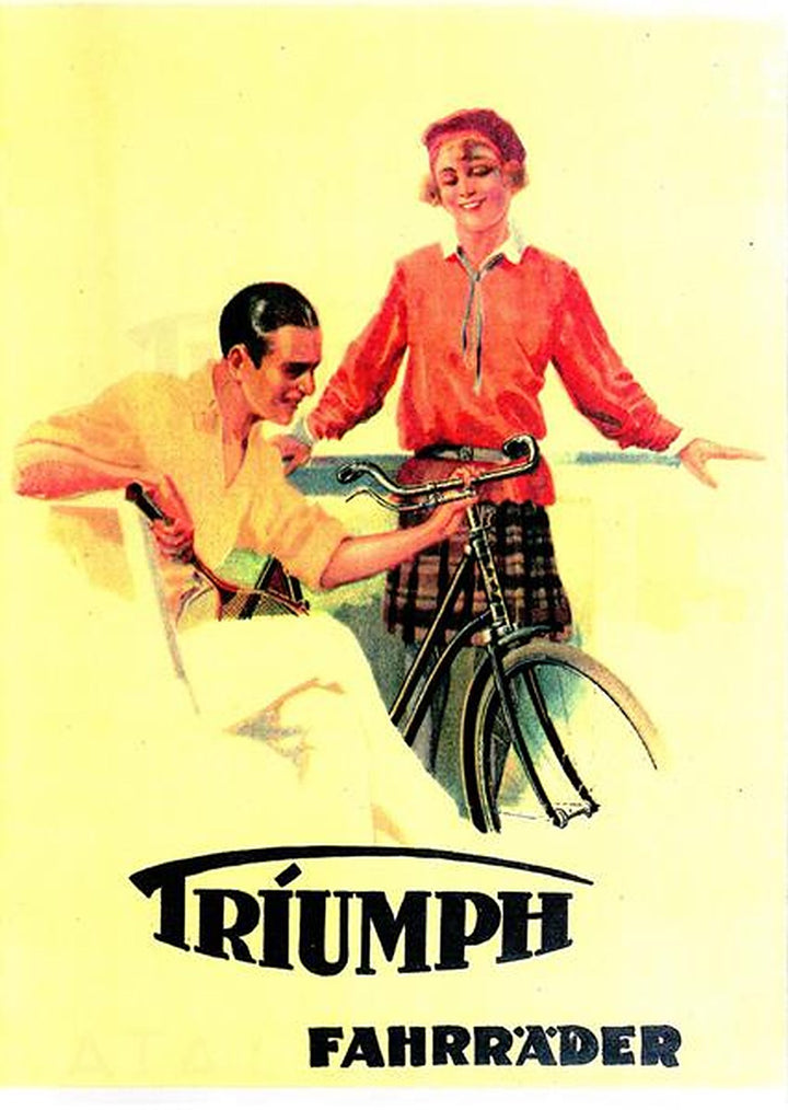 Triumph Fahrräder Modelle 1929 Prospekt, Titelseite