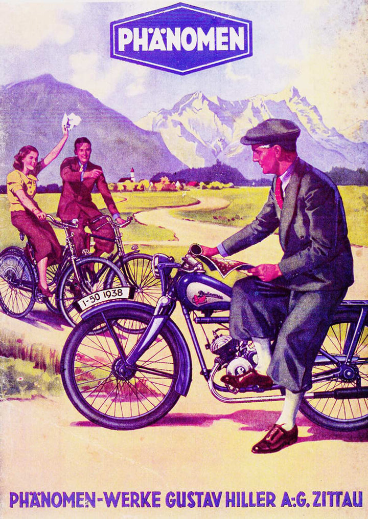 Phänomen Prospekt von 1938 Faksimile, Titelseite