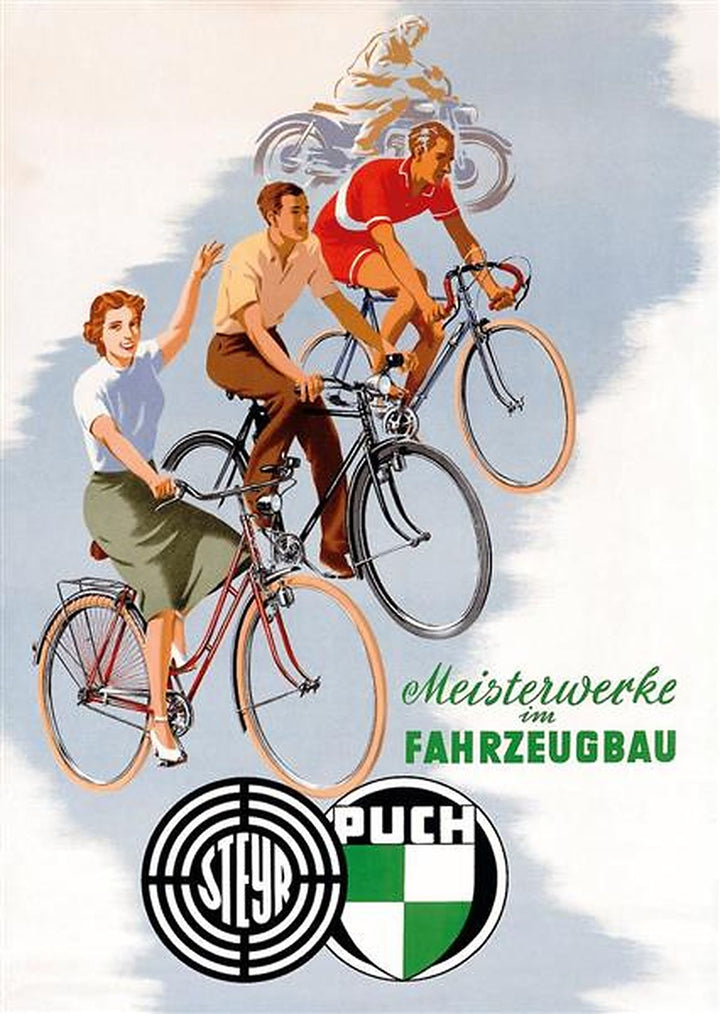 Puch Fahrräder Poster, Titelseite