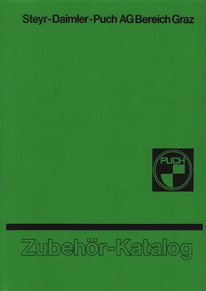 Puch Zubehörkatalog für Fahrrad, Moped, Titelseite
