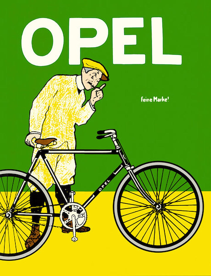 Opel Fahrrad Poster, Titelseite