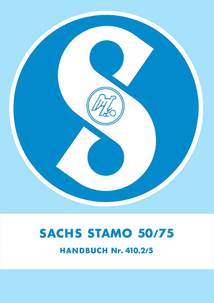 Sachs Stamo 50 und 75 Handbuch 410.2 /5, Titelseite