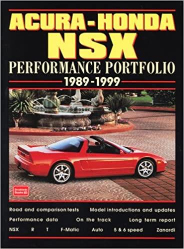Acura-Honda NSX 1989-1999 Performance Portfolio - gedrucktes Buch zum Bestpreis! - verwuester.net