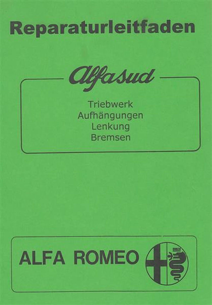 Alfa Romeo Alfasud Reparaturanleitung, Buchcover