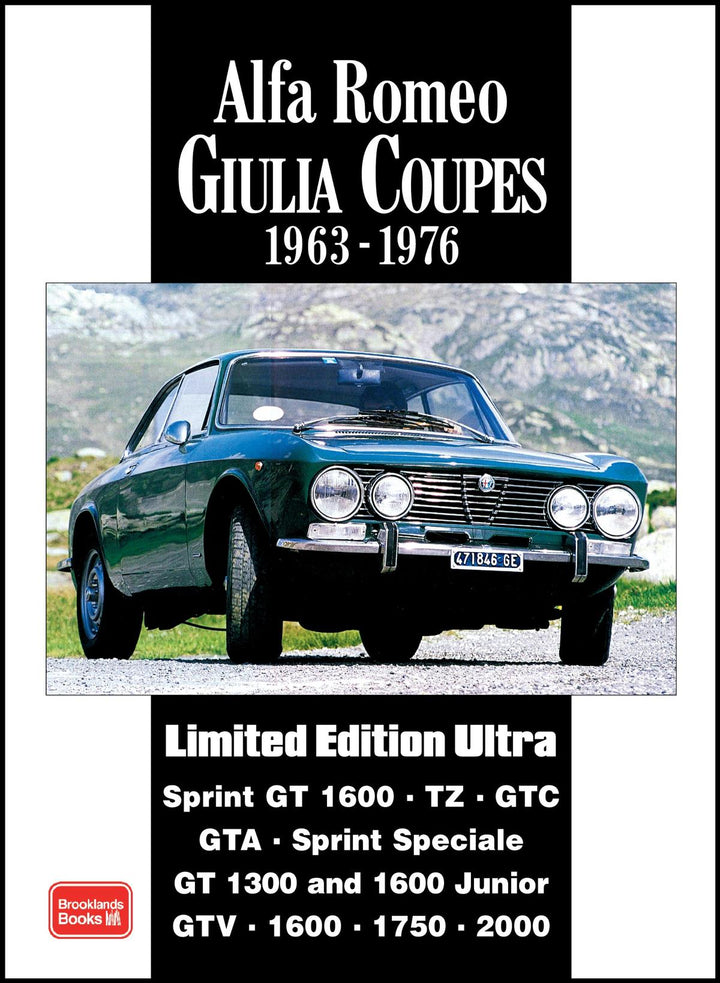 Alfa Romeo Giulia Coupes 1963-1976 - gedrucktes Buch zum Bestpreis! - verwuester.net