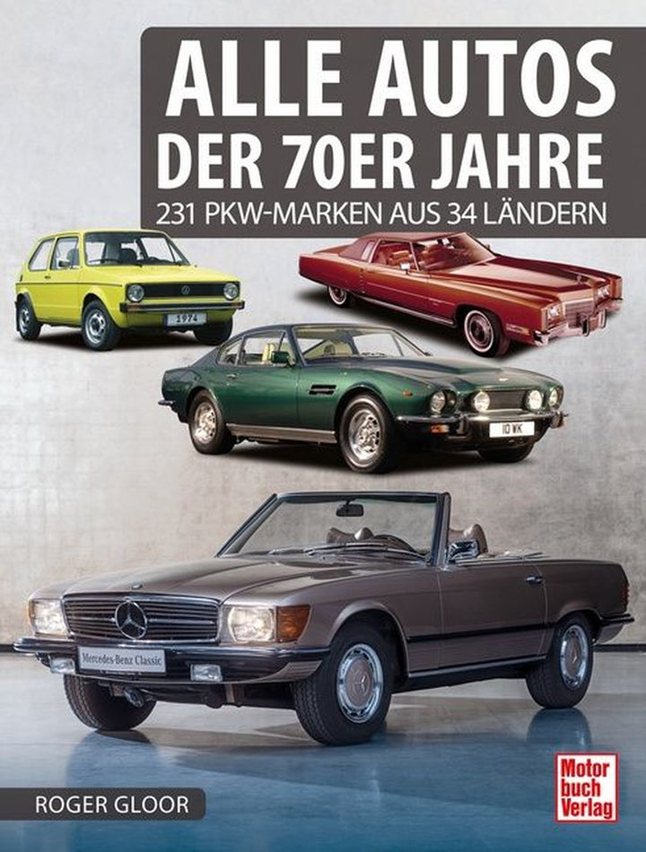 Alle Autos der 70er Jahre, Buchcover