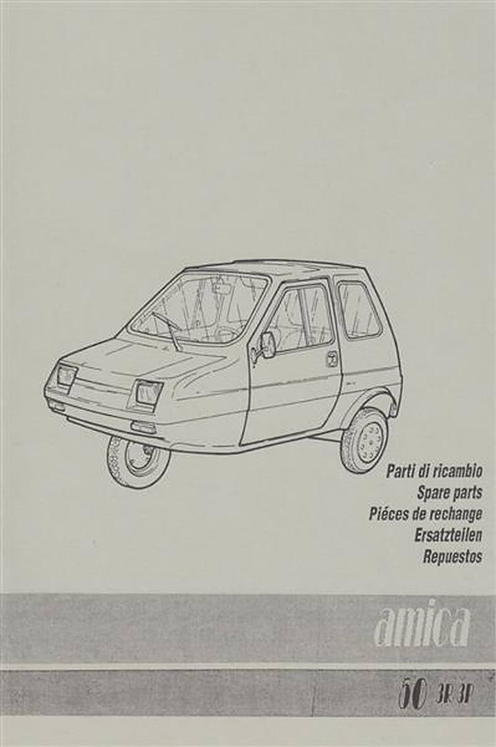 Amica 50 3R 3P, Ersatzteilkatalog, Buchcover