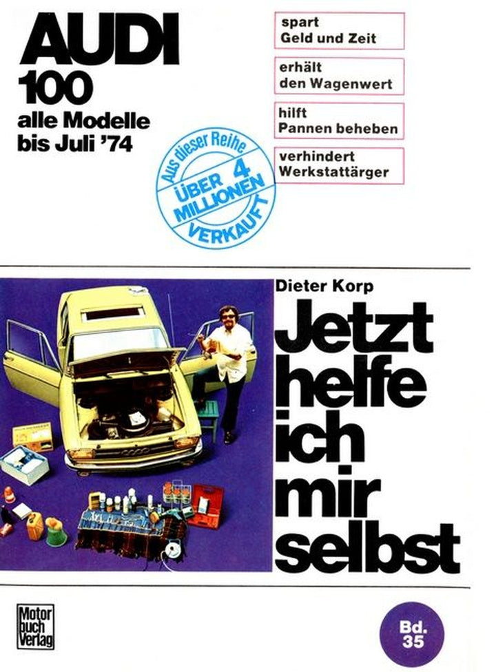 Audi 100 LS / GL / Coupé bis 7/1974 Reparaturbuch, Buchcover