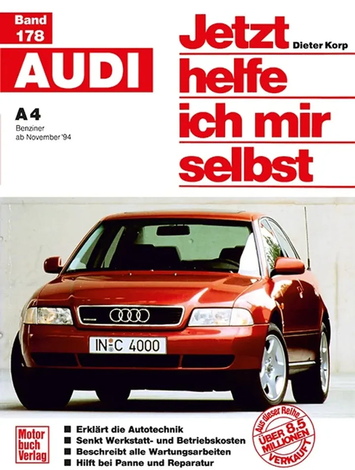 Audi Reparaturanleitung und Werkstatthandbuch - gedrucktes Buch zum Bestpreis! - verwuester.net