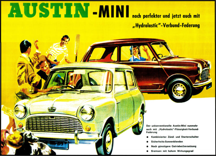Austin Mini Poster - gedrucktes Buch zum Bestpreis! - verwuester.net