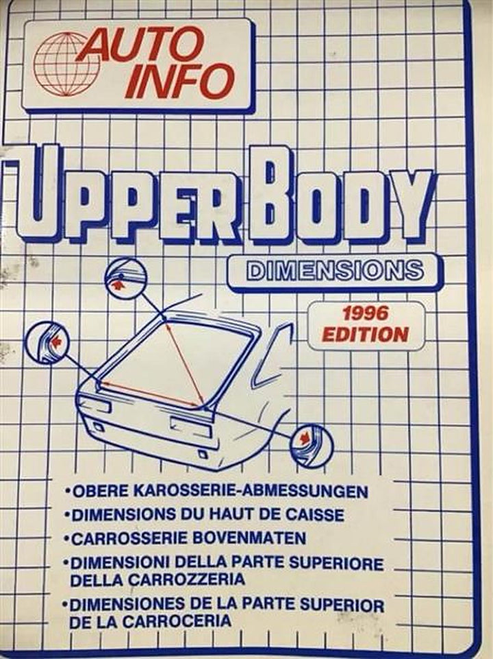Auto Info Upper Body Dimensions 1996 Edition, Buchcover