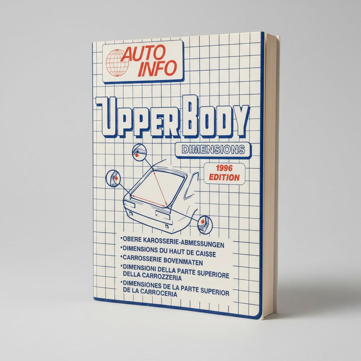 Auto Info Upper Body Dimensions 1996 Edition, Buchcover