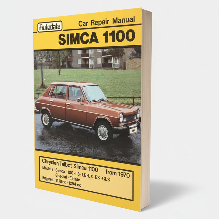 Chrysler\Talbot Simca 1100 from 1970 - Simca 1100 LS, LE, LX, ES, GLS, Special, Estate (Autodata), Buchcover