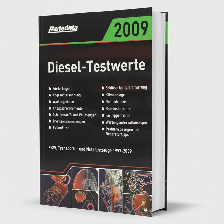 Autodata Diesel-Testwerte 2009 - Für PkW und Transporter von 1999-2009, Buchcover