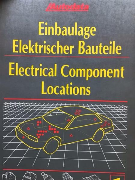 Autodata Einbaulage Elektrische Bauteile, Buchcover