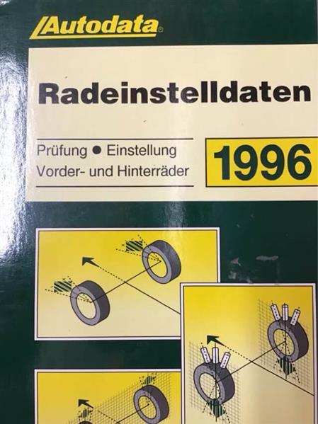 Autodata Radeinstellungen 1996 - gedrucktes Buch zum Bestpreis! - verwuester.net