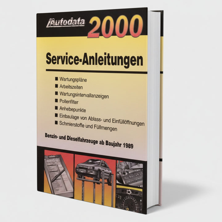 Autodata Service-Anleitungen 2000 - Benzin- und Dieselfahrzeuge ab 1989, Buchcover