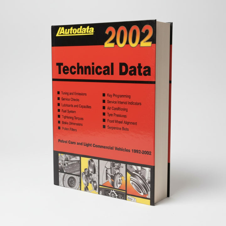 Autodata Technical Data 2002 - petrol cars and light trucks from 1992-2002, Buchcover