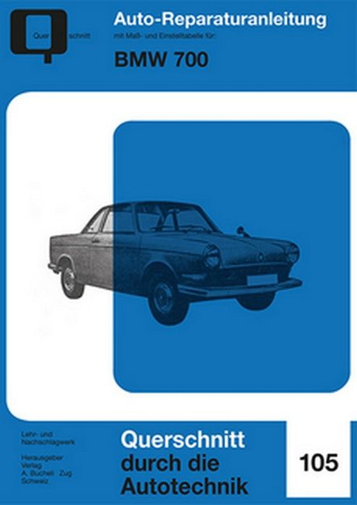 BMW 700 - Reparaturbuch, Buchcover
