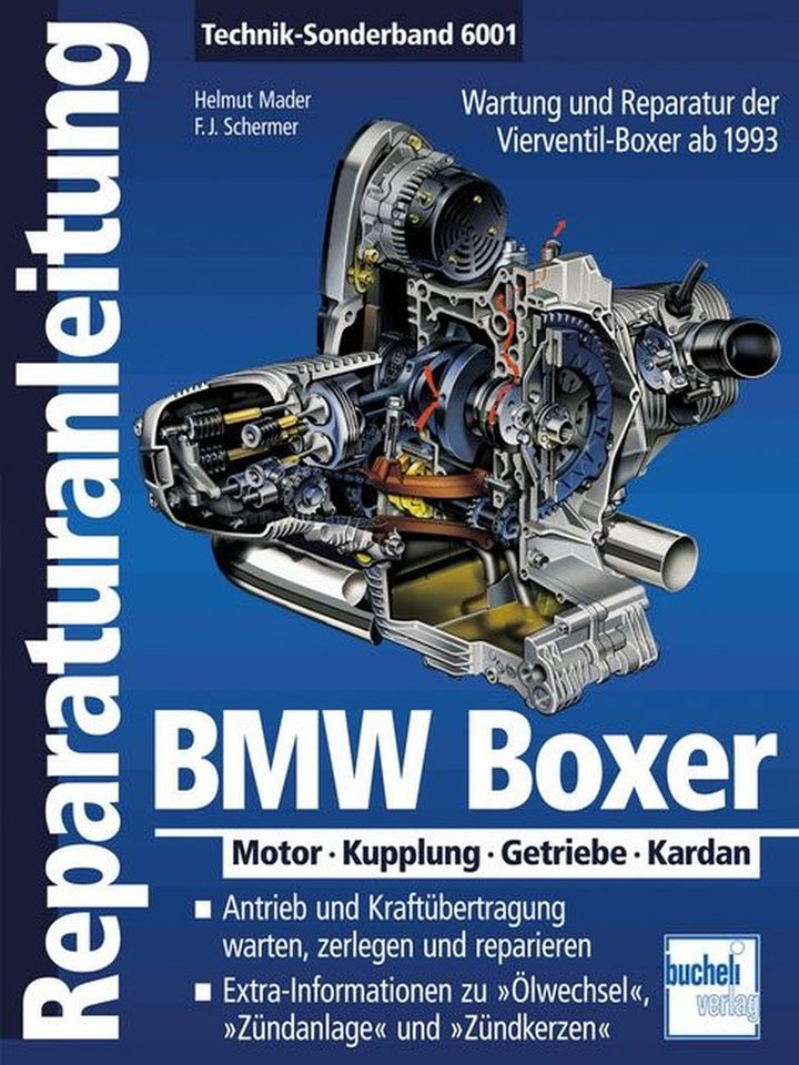BMW Boxer - Reparaturbuch, Buchcover