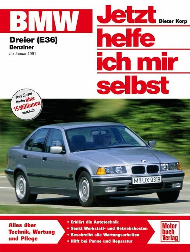 BMW Dreier (E 36) Reparaturbuch, Buchcover